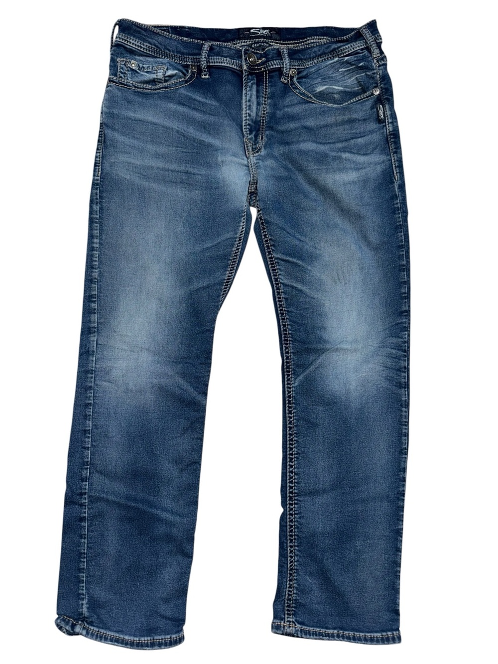 Silver Jeans Co. Grayson Men’s 36x32 Relaxed Straight Jeans Medium Wash